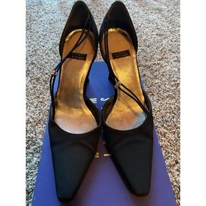 Women’s Stuart Weitzman Sateen Black Heels